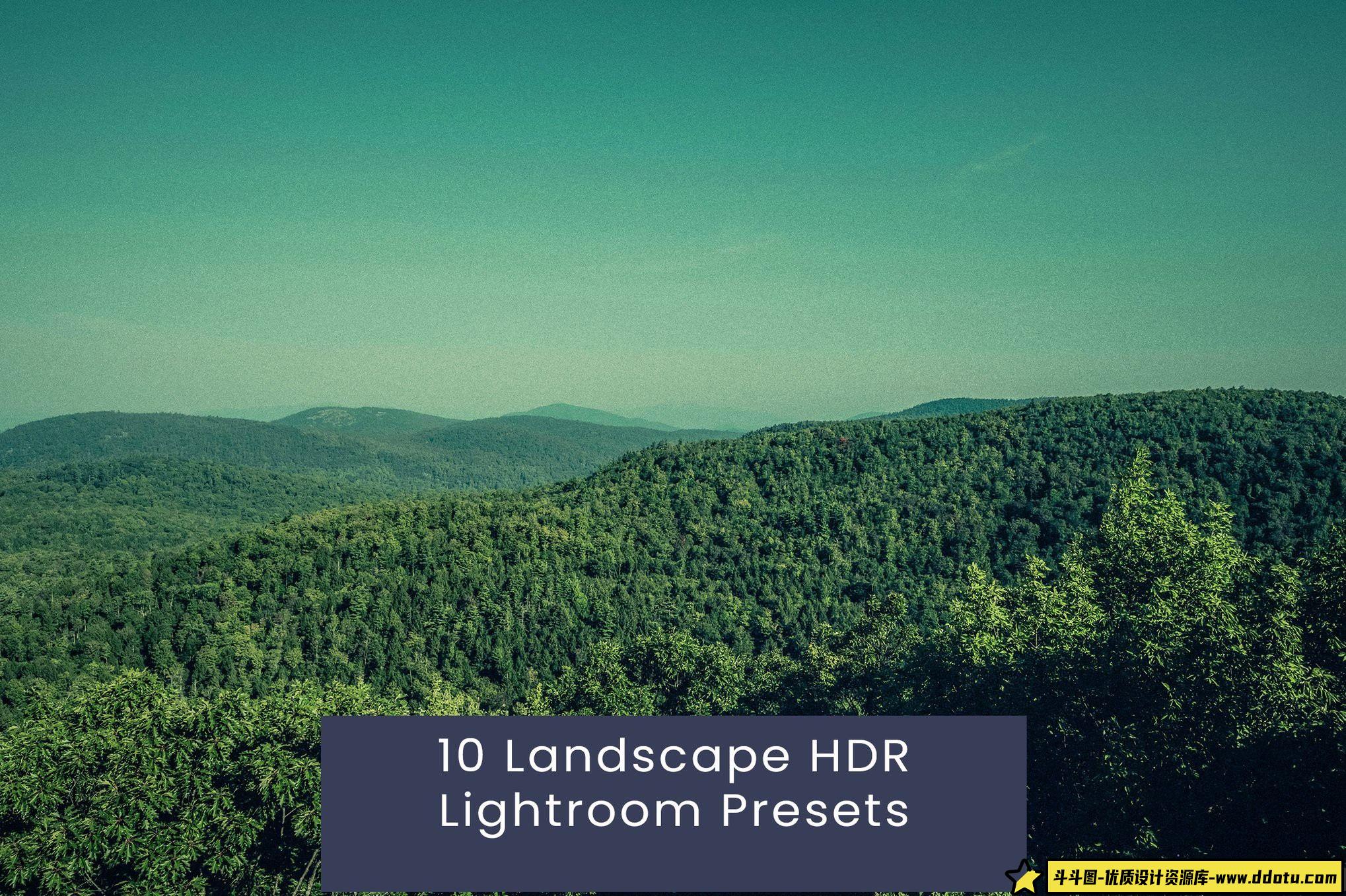 风光LR预设电影风光Lightroom预设 Landscape HDR Lightroom Presets - 斗斗图-斗斗图