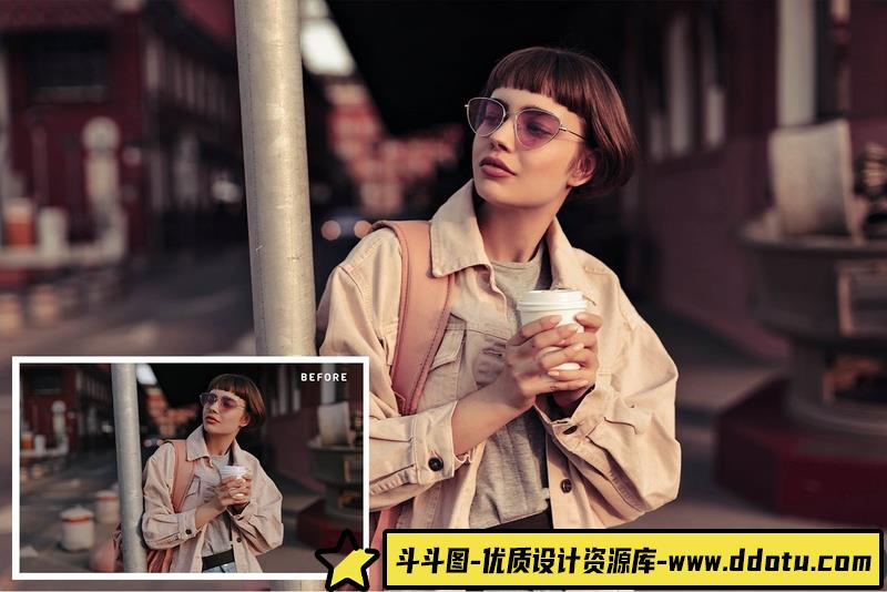人像LR预设网红人像后期调色预设lr预设ps滤镜pr调色lightroom人像lut插件