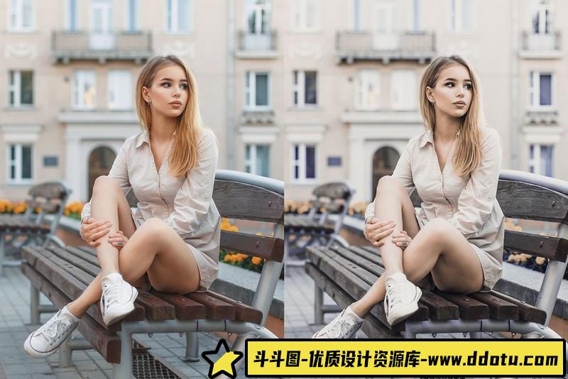 人像LR预设紫水晶红外效果预设lr预设ps滤镜pr调色lightroom人像lut插件