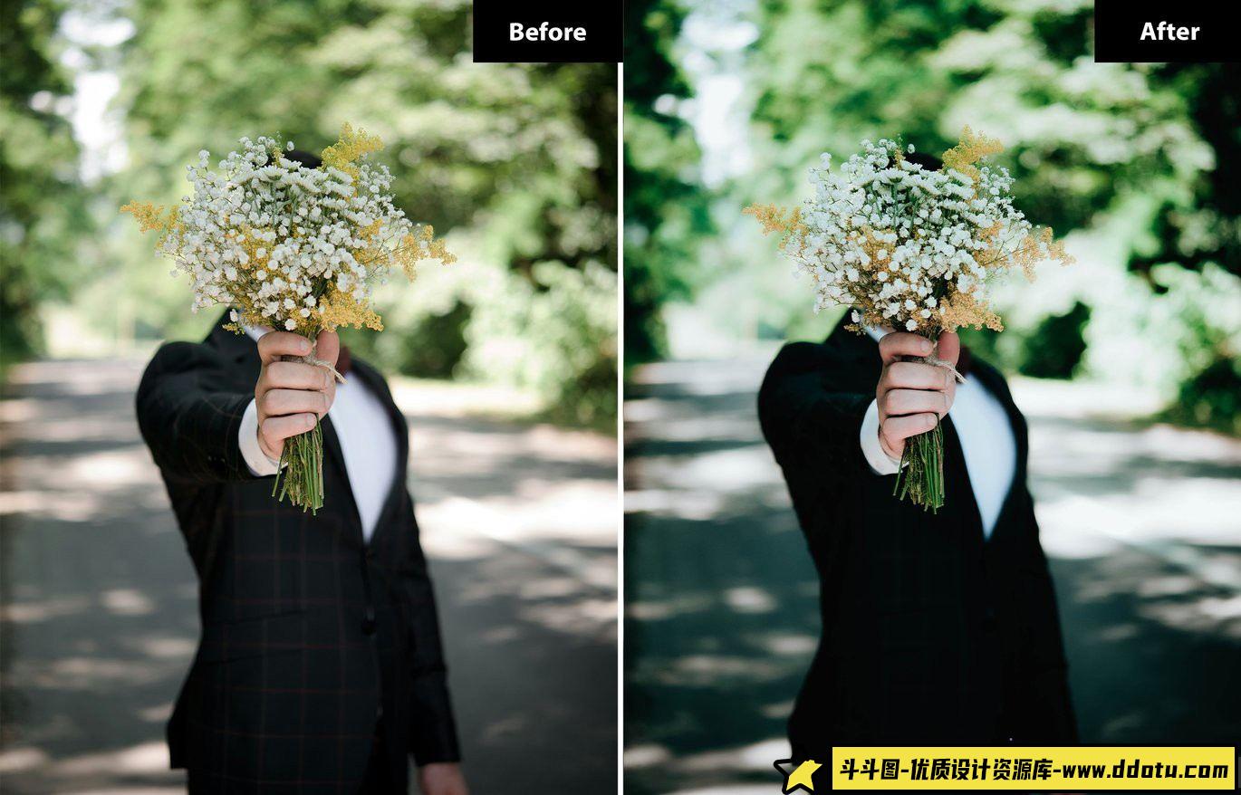 户外婚礼人像LR预设,轻松打造浪漫瞬间