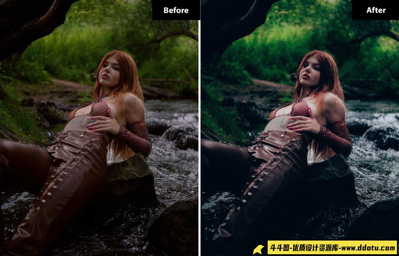 森系电影风格人像LR预设:自然魅力之选