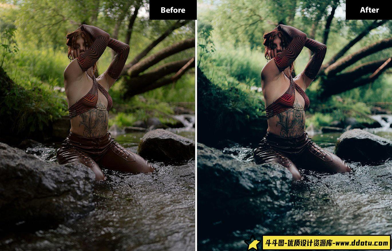 森系电影风格人像LR预设:自然魅力之选