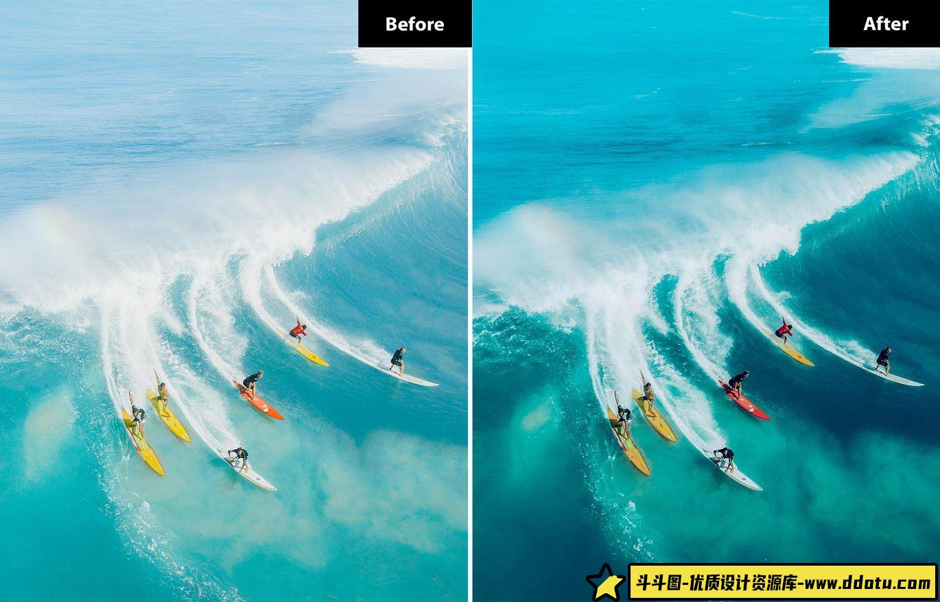 夏季复古人像LR预设,轻松打造经典风格