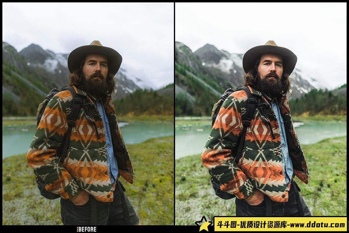 旅拍LR预设：电影风光调色桌面与移动版