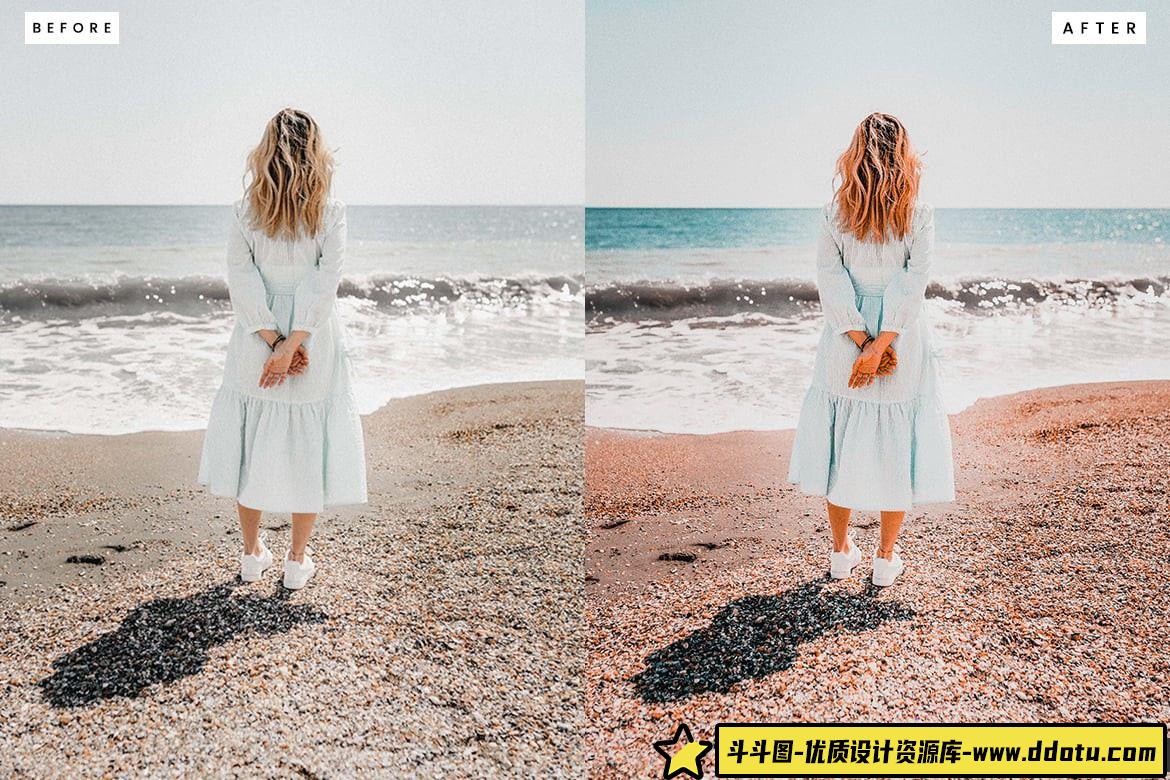 深邃电影风格旅拍LR调色预设合集