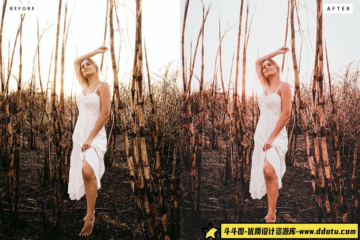 深邃电影风格旅拍LR调色预设合集