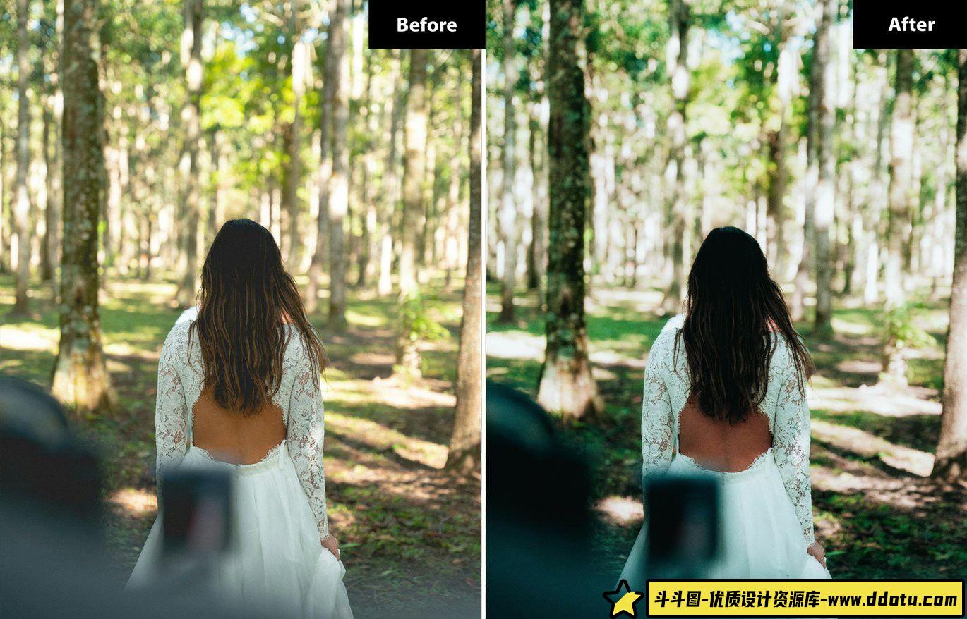 户外婚礼人像LR预设，轻松打造完美瞬间