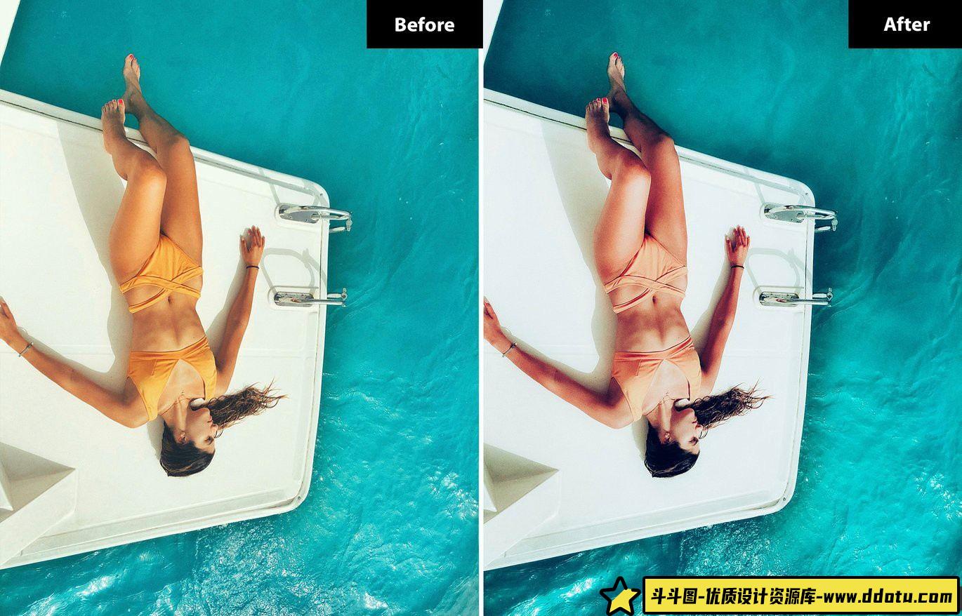 夏季复古人像LR预设:完美捕捉夏日氛围